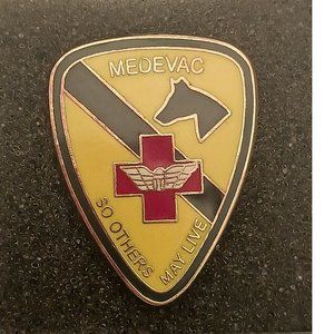 Army 1st Cavalry Medevac Division Lapel Pin